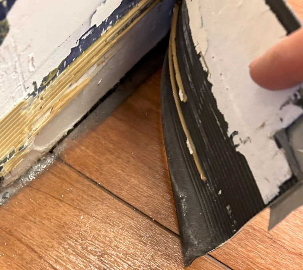 Asbestos sampling of building materials